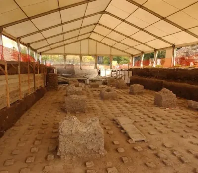 Terrazza traianea interrata Domus Aurea
